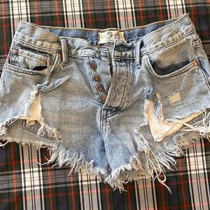 Free People Jean Shorts Size 24